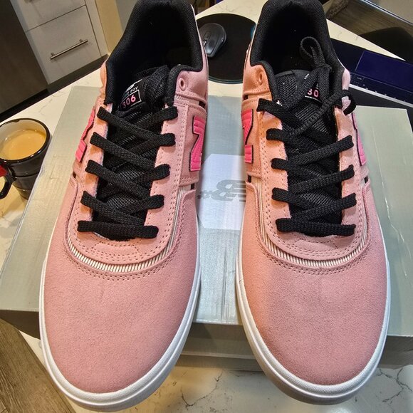 New Balance # Numeric "306" Sneakers Pink/Black Jamie Foy Skating Shoes SZ 12 - Picture 5 of 15